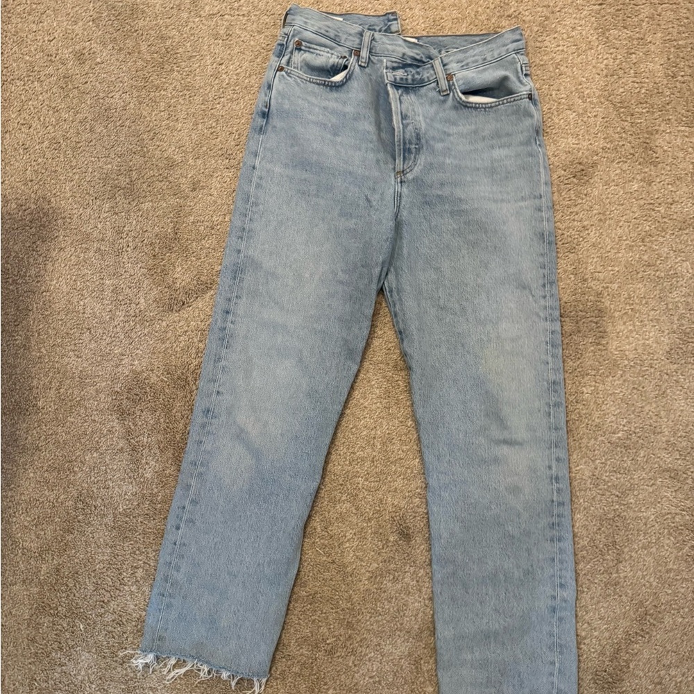 Agolde Criss Cross Denim Jeans